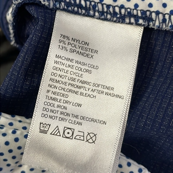 Tommy Bahama Navy Nylon Performance Shorts - Picture 5 of 5